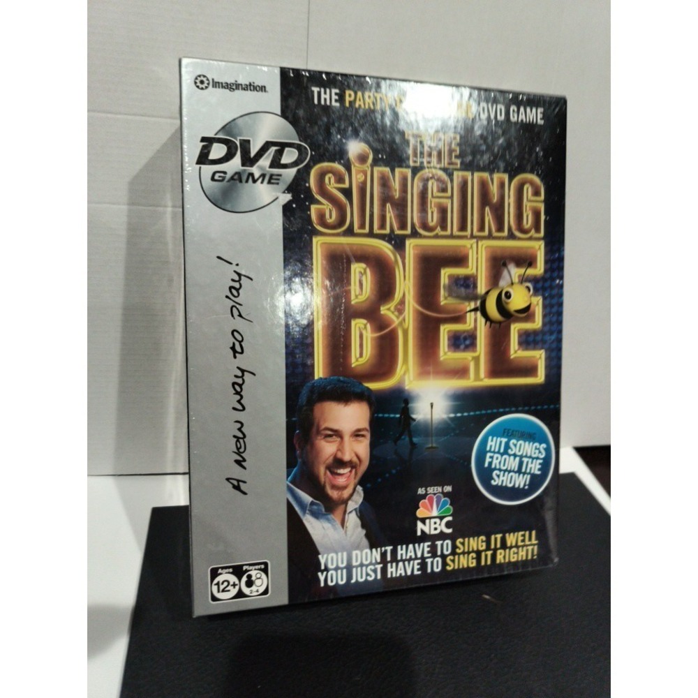 The Singing Bee DVD Video Game New sealed Challenge Family Fun Musical Knowledge